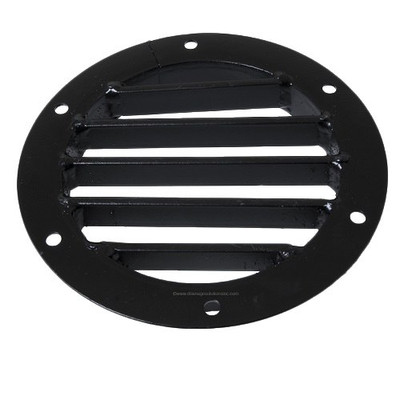 Round  8" Steel Grate (Black)