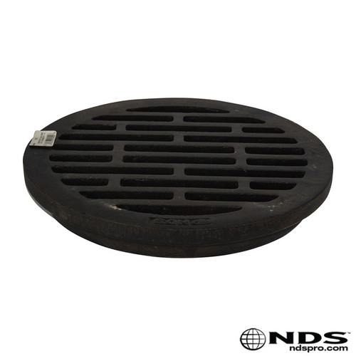 NDS 10" Round Cast Iron Grate The Drainage Products Store