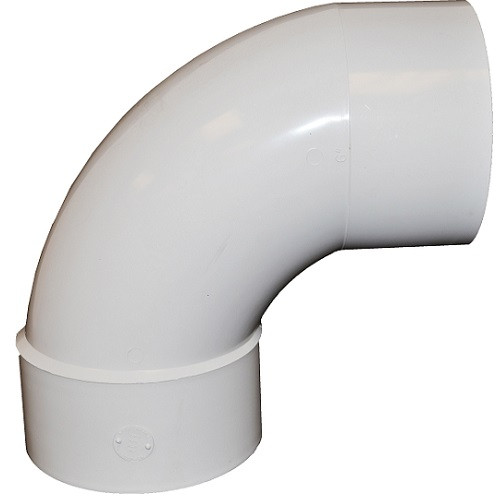 8" PVC SDR35 Solvent Weld Long Turn Street 90 (1/4) (S x Sp) The