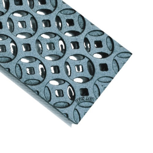 ABT Polydrain Raw Ductile Iron Imperial Star Heel Proof Grate