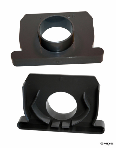 NDS Spee-D Channel End Outlet 2" (Gray) (Each) NDS Spee-D Channel End Outlet 2" (Gray) (Each)