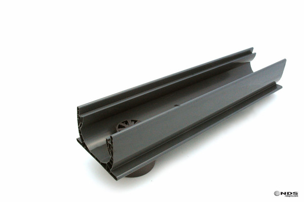 NDS Spee-D Channel Bottom Outlet (Gray) (Each) NDS Spee-D Channel Bottom Outlet (Gray) (Each)
