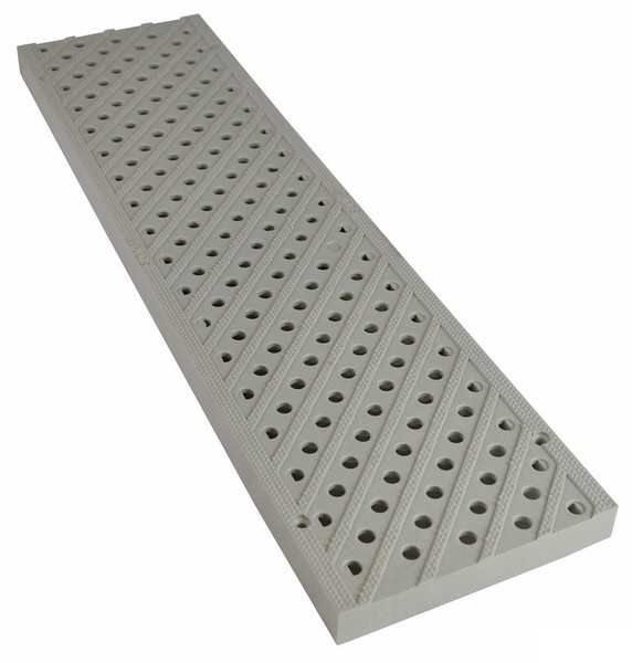 NDS Pro Series 5" Pedestrian Traffic Channel Grate - Gray (Each)