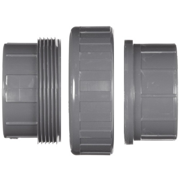 3" PVC Schedule 80 Union (FPT x FPT) Viton O-Ring