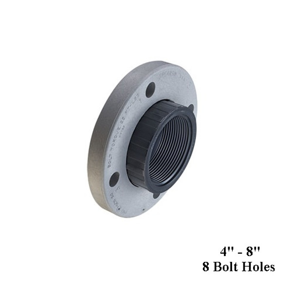 8" PVC Schedule 80 Van Stone Flange (FPT) 150 PSI