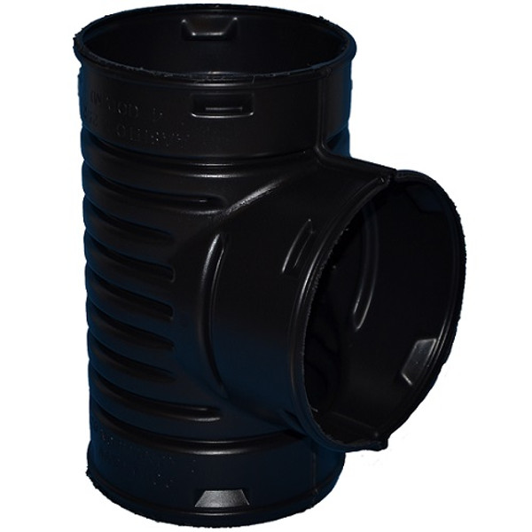 HDPE  3" x 3" x 3" Singlewall Tee (BE) (Box of 12)