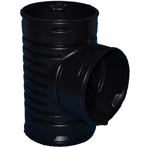 HDPE  6" x 6" x 6" Singlewall Tee (BE) (Box of 4)
