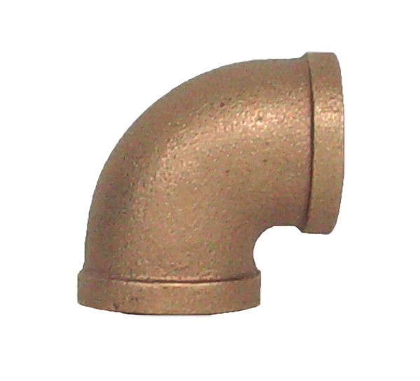 1" Bronze 90 Elbow (1/4) (FPT x FPT)
