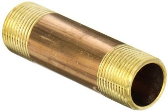 2" x 6" Brass Nipple (MPT x MPT)