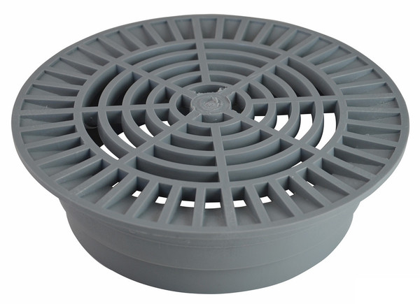 NDS 10" Round Grate for 8" Pipe - Gray (Each)