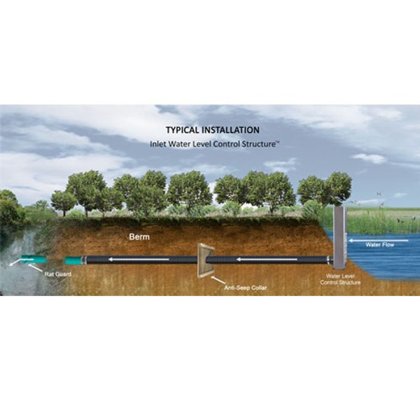 Inlet Water Control Structure 10" Pipe x 5' Tall