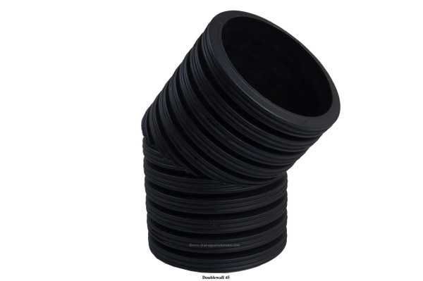 12" HDPE Doublewall 45 (1/8) (PE)
