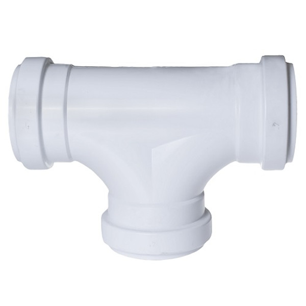6" PVC SDR26 Gasket 2 Way Cleanout Tee  (G x G x G)