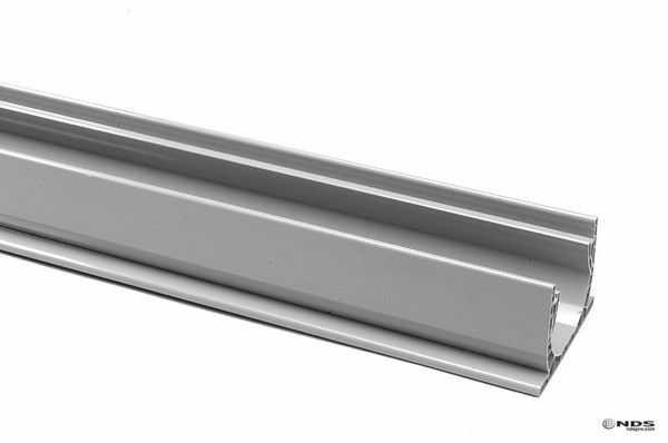 NDS Spee-D Channel Drain 4" x 2' (Gray) (Each)