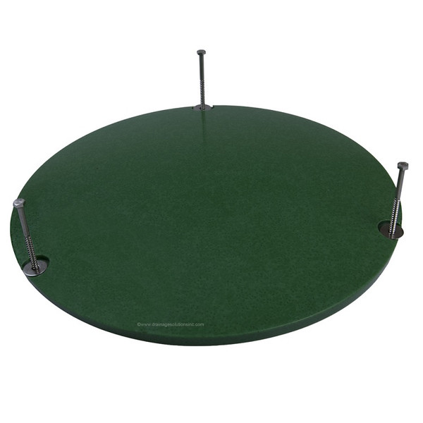 12" Seal-R Plastic Septic Riser Cover (Green)
