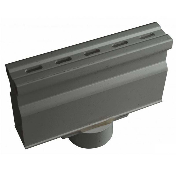 NDS Micro Channel Bottom Outlet - Gray NDS Micro Channel Bottom Outlet - Gray