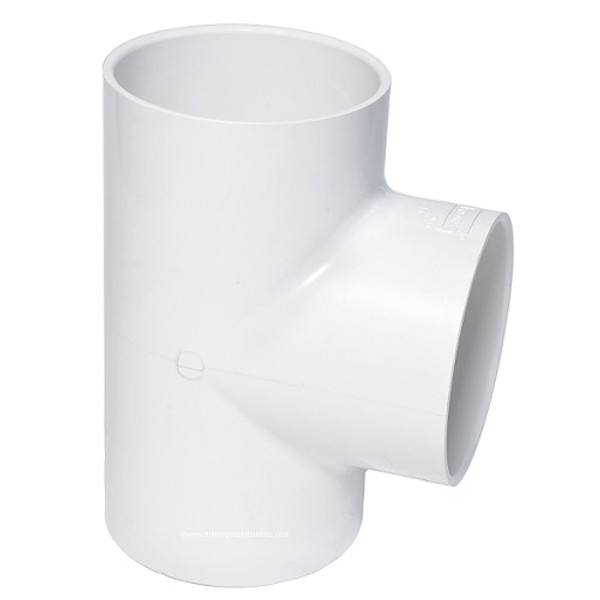 4" x 4" x 4" PVC DWV Vent Tee (S x S x S)