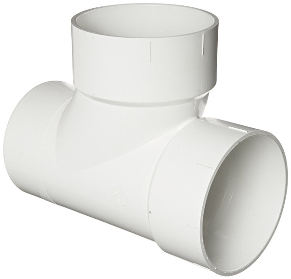 3" x 3" x 3" PVC DWV Street Sanitary Tee (Sp x S x S)