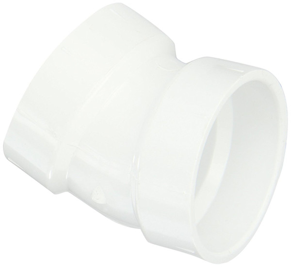 8" PVC DWV 22 1/2 (1/16) (S x S)