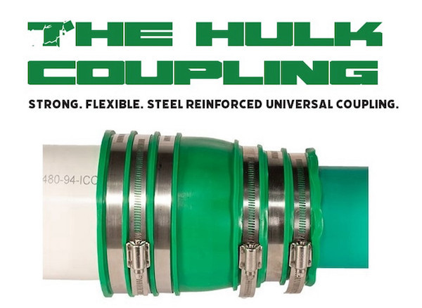  The Hulk Universal Coupling by Fernco and Erosion Control