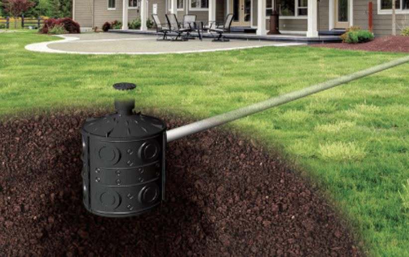 Ideal for flooded yards, the NDS Flo-Well&reg; Dry Well collects, temporarily stores, and slowly releases water into the ground.