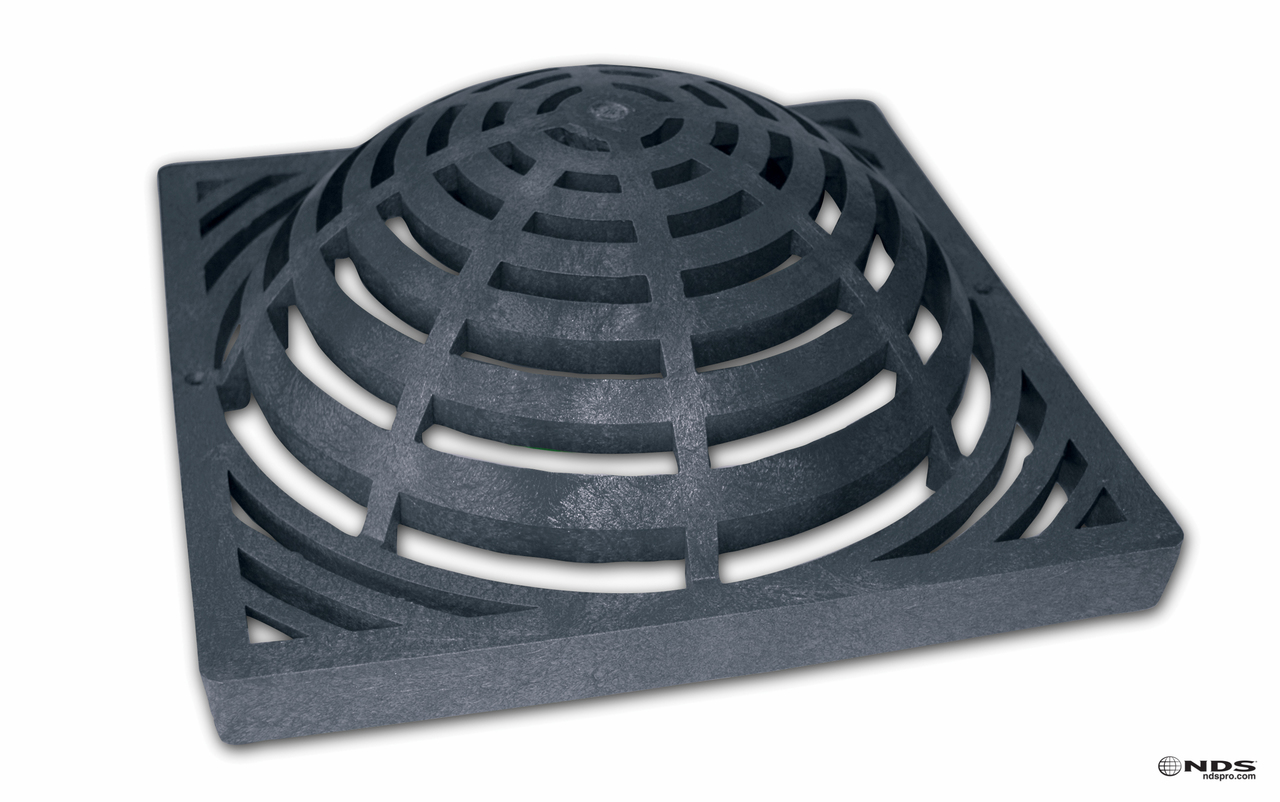 Floplast D830 Square Sealed Plastic Screw Down Cover For Manhole Chamber Drain (340mm)