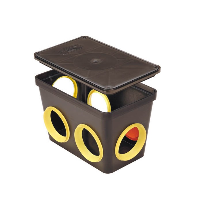 Tuf-Tite 6 Hole Distribution Box & Lid - The Drainage Products Store