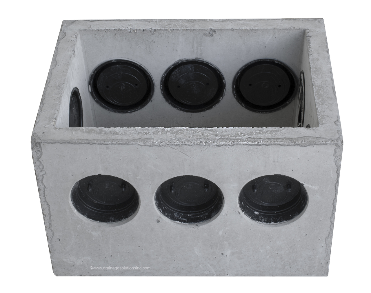 9 Hole Concrete Distribution Box & Lid - The Drainage Products Store