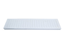 NDS Dura Slope Plastic Perforated Grate - White (Box of 12)