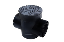 Spee-D Basin Double Outlet with Cast Iron Locust Grate