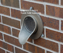 8" Bird Screen for Nickel-Bronze Downspout Nozzle - The Drainage