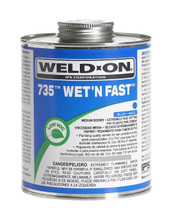 IPS 735 Pt. PVC Wet N Fast Blue Cement