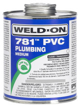 IPS 781 Gallon PVC Cement - Medium - Clear