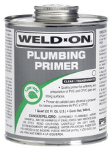 IPS Quart Plumbing Primer - Clear - NSF Listed