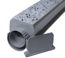 NDS Spee-D Channel Drain Kit (Gray Botanical)