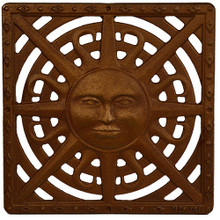 Iron Age Baked on Oil Finish Cast Iron Sun Drain Grate for 12