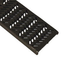 ABT Polydrain Ductile Iron Herringbone Grate (Black Coated)