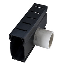 Stegmeier Deck Drain Side Adapter (Black) (Box of 4)