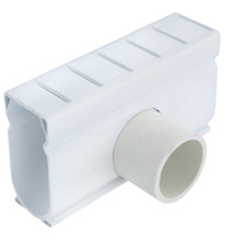 Stegmeier Deck Drain Side Adapter (White) (Box of 4)