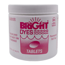 Bright Dyes Fluorescent FWT Red - Tablets (200 Tablets)