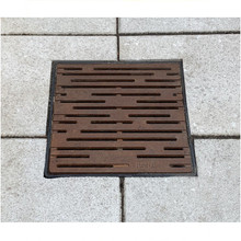 Iron Age Raw Cast Iron Rain Grate for 18