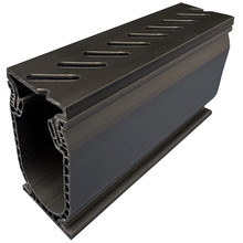 Stegmeier Frontier Deck Drain PRO (Black) 5' (Box of 8)