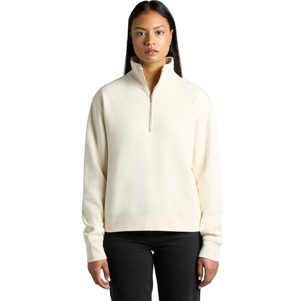 Women's Stencil Half Zip Crew - 4125 | AS Colour UK