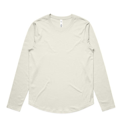 wo's-maple-curve-l/s-tee-ecru