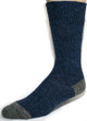 Traditional 2Tone No Cushion Vintage Shetland Wool Crew Socks