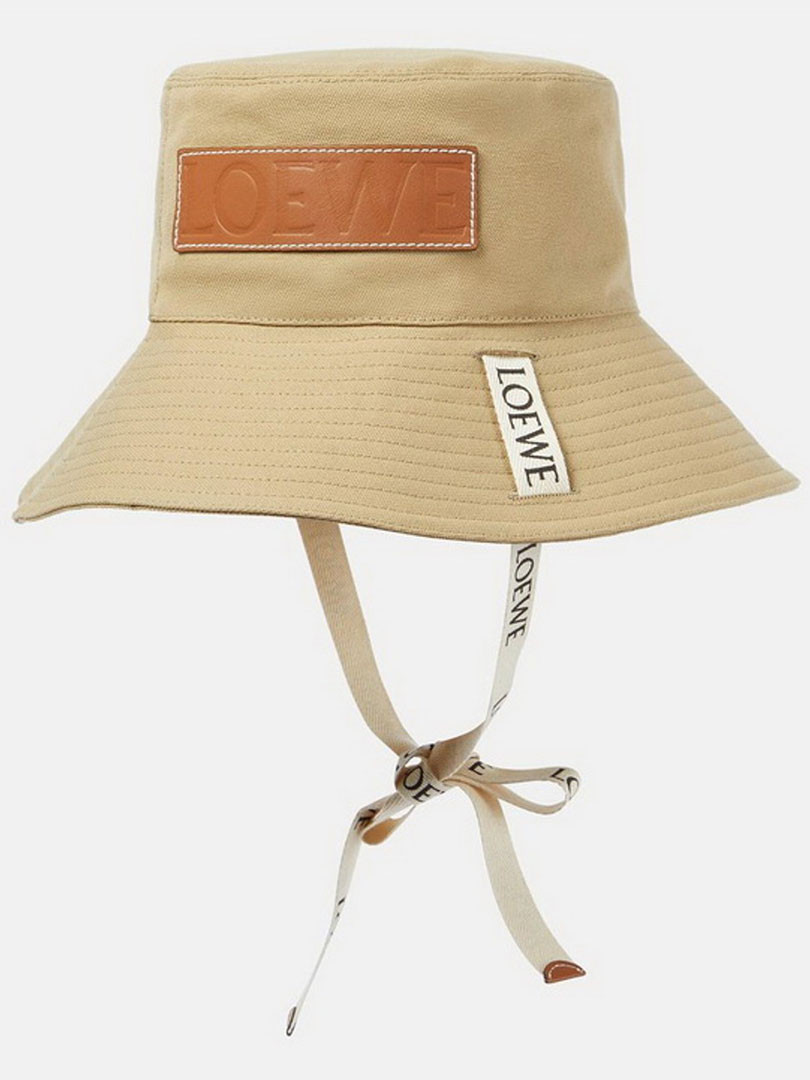 帽子 LOEWE Fisherman Hat Sand 57 Loewe Canvas Fisherman Bucket Hat