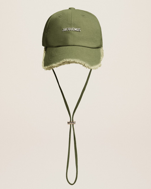 Jacquemus La Casquette Artichaut Baseball Green Cap