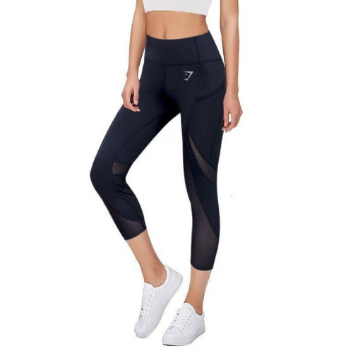 Gymshark Sleek Sculpture Cropped Leggings Black
