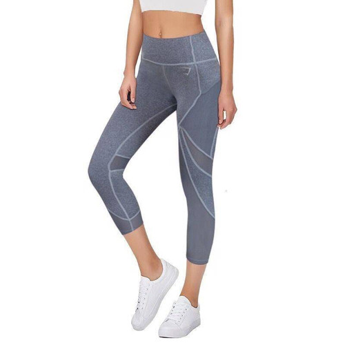 Gymshark Sleek Sculpture Cropped Leggings Grey