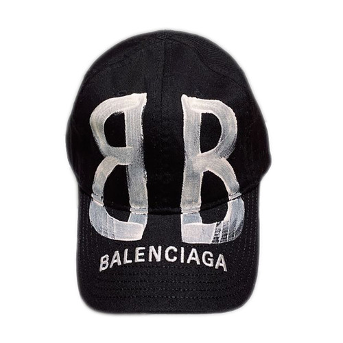 Balenciaga BB Sprayed Cap In Black